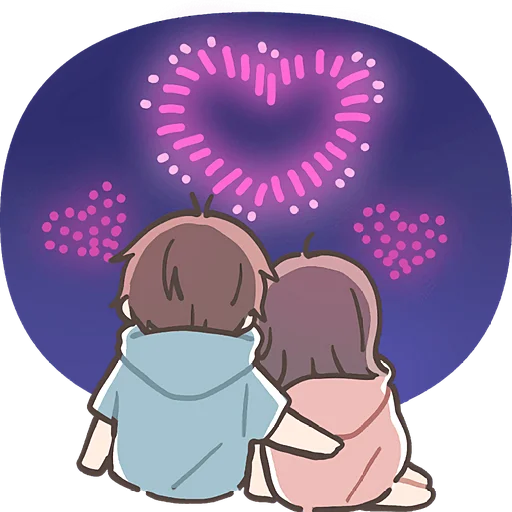 ❤️ Стикер «Летняя тян» для Telegram