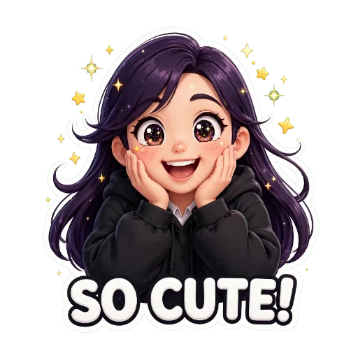 👍 Стикер «Girls Vibes» для Telegram