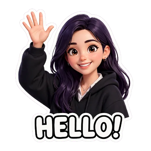 Стикерпак Girls Vibes для Telegram — скачать