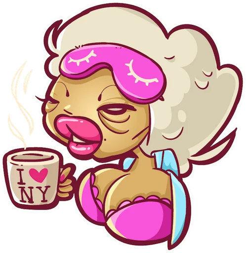 ☕ Стикер «It&;s Girl» для Telegram
