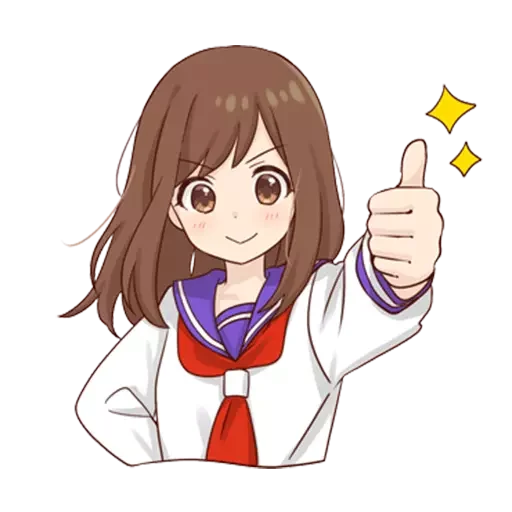 👍 Стикер «Girlstudent» для Telegram