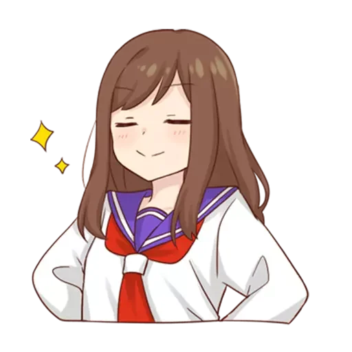 😌 Стикер «Girlstudent» для Telegram