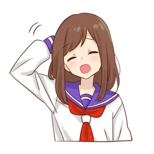 😅 Стикер «Girlstudent» для Telegram