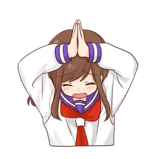 🙏 Стикер «Girlstudent» для Telegram