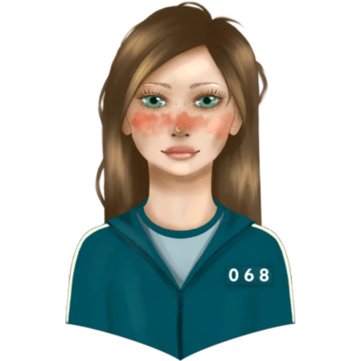 🙂 Стикер «Girl from CatsiArt» для Telegram