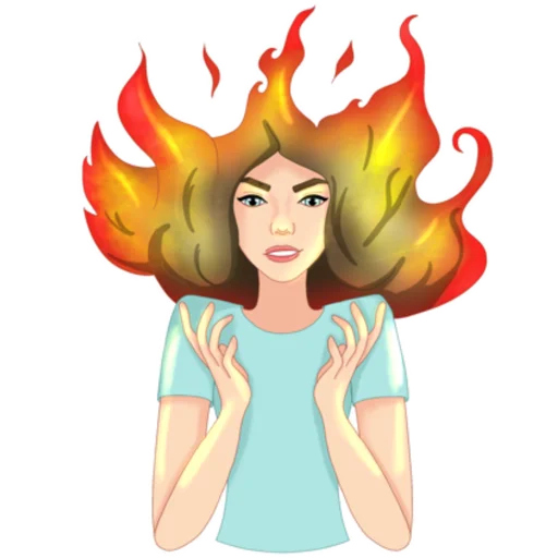 🔥 Стикер «Girl from CatsiArt» для Telegram