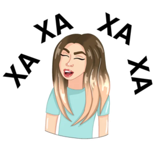 🤣 Стикер «Girl from CatsiArt» для Telegram