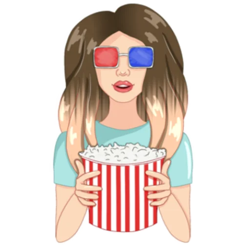 🧐 Стикер «Girl from CatsiArt» для Telegram