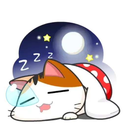 😴 Стикер «Girl Cat» для Telegram
