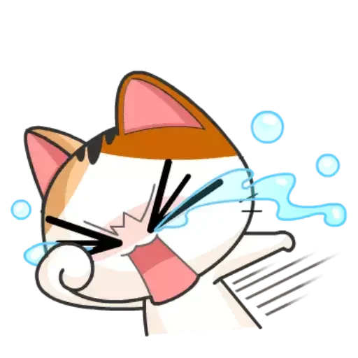 😭 Стикер «Girl Cat» для Telegram