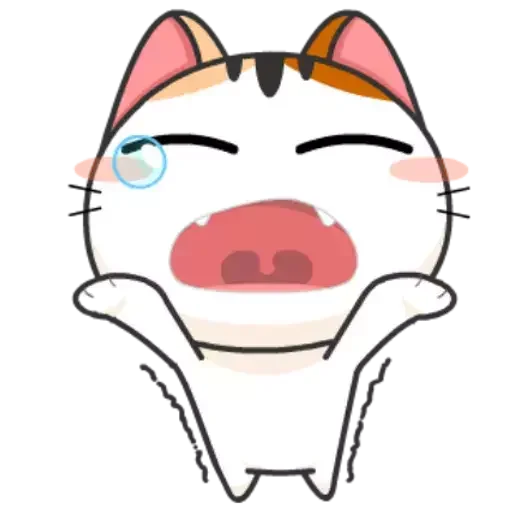 😰 Стикер «Girl Cat» для Telegram
