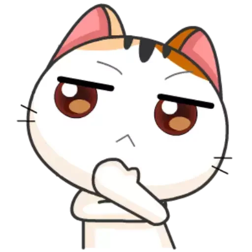 🤔 Стикер «Girl Cat» для Telegram