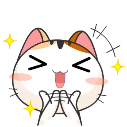 🤩 Стикер «Girl Cat» для Telegram