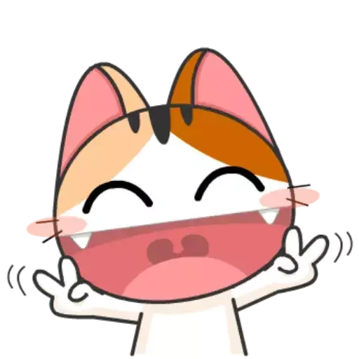 ✌️ Стикер «Girl Cat» для Telegram