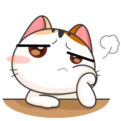 😩 Стикер «Girl Cat» для Telegram