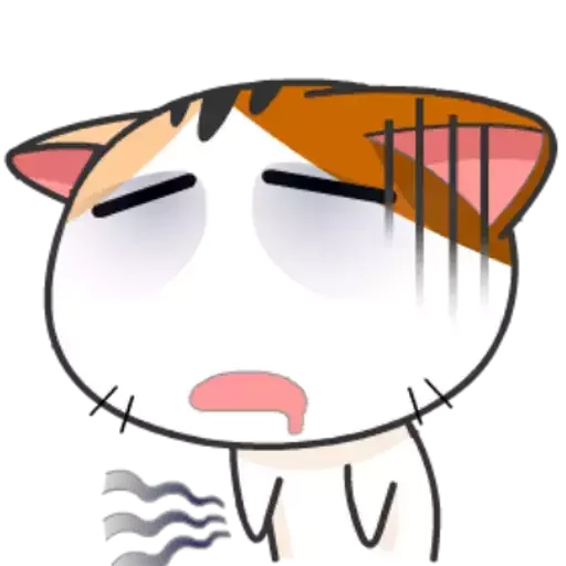 😨 Стикер «Girl Cat» для Telegram