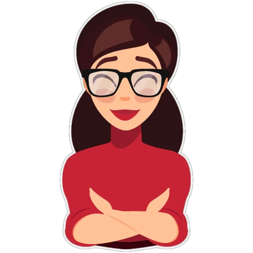 ☺️ Стикер «Girls Loves Books» для Telegram