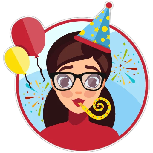 🥳 Стикер «Girls Loves Books» для Telegram