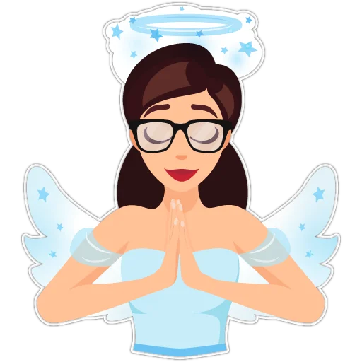😇 Стикер «Girls Loves Books» для Telegram
