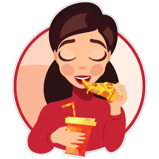 🤤 Стикер «Girls Loves Books» для Telegram