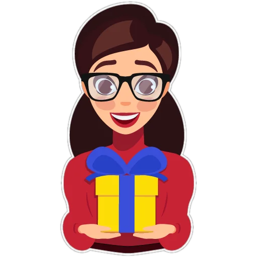 🎁 Стикер «Girls Loves Books» для Telegram