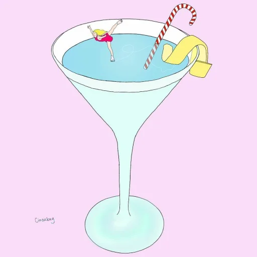 🍷 Стикер «Девушки и немного соблазна» для Telegram