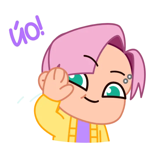 ⭐ Эмодзи «k-pop girls & boys» для Telegram