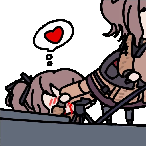 🥵 Стикер «Girls Frontline 2 Seseren» для Telegram