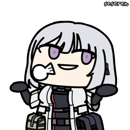 🤷 Стикер «Girls Frontline 2 Seseren» для Telegram
