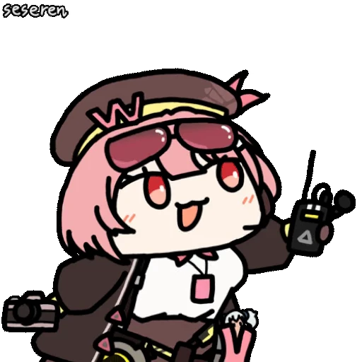 👍 Стикер «Girls Frontline 2 Seseren» для Telegram