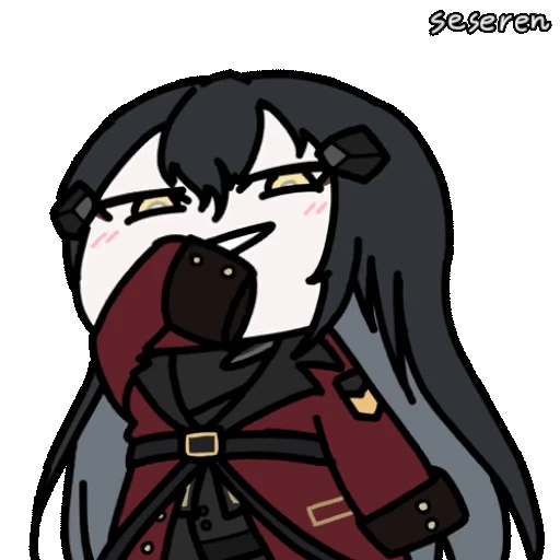 😏 Стикер «Girls Frontline 2 Seseren» для Telegram