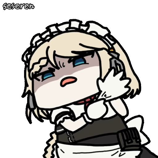 💀 Стикер «Girls Frontline 2 Seseren» для Telegram