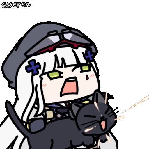 💦 Стикер «Girls Frontline 2 Seseren» для Telegram