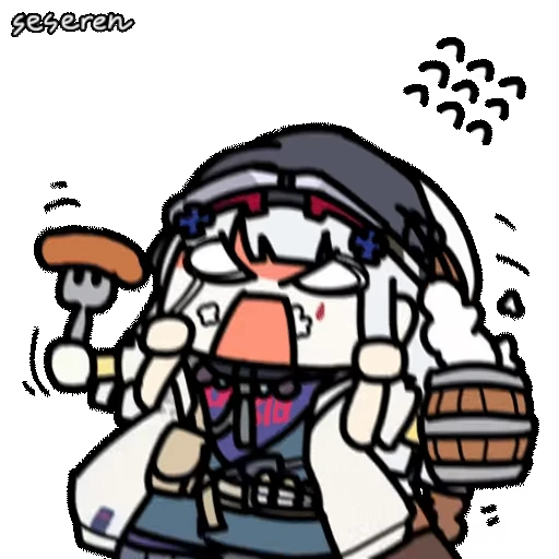 🤬 Стикер «Girls Frontline 2 Seseren» для Telegram