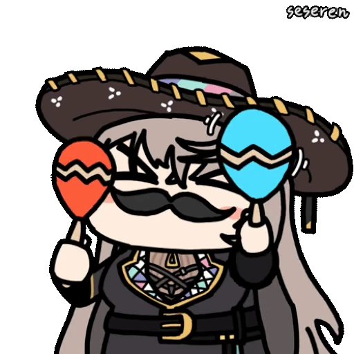 🥸 Стикер «Girls Frontline 2 Seseren» для Telegram