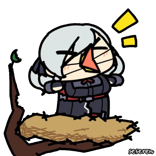 🐥 Стикер «Girls Frontline 2 Seseren» для Telegram