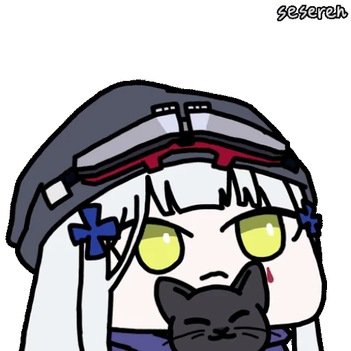 🐱 Стикер «Girls Frontline 2 Seseren» для Telegram