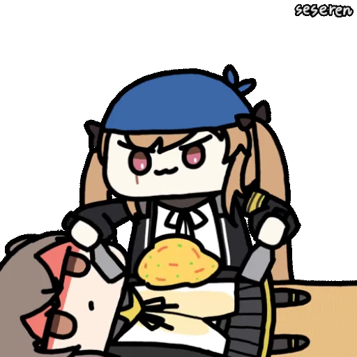 🍳 Стикер «Girls Frontline 2 Seseren» для Telegram