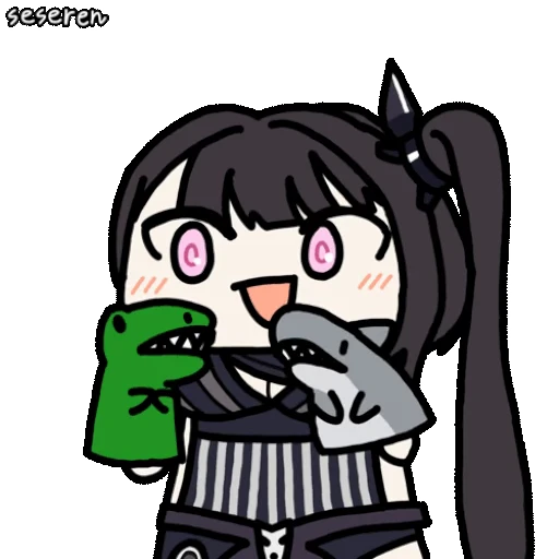 🦈 Стикер «Girls Frontline 2 Seseren» для Telegram
