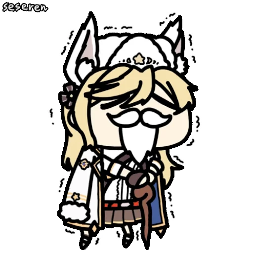 👵 Стикер «Girls Frontline 2 Seseren» для Telegram