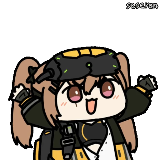 😦 Стикер «Girls Frontline 2 Seseren» для Telegram