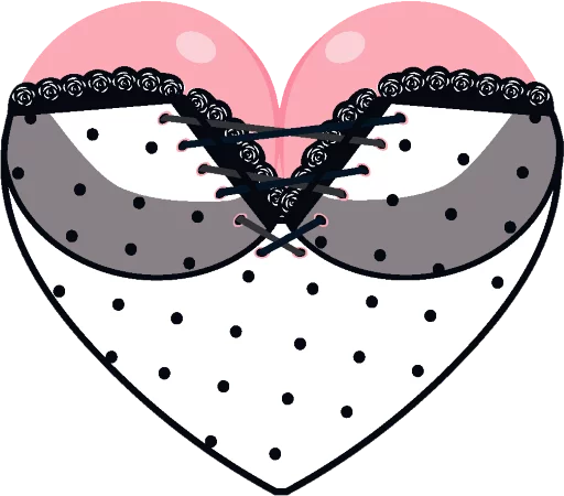 😻 Стикер «Girls Heart» для Telegram