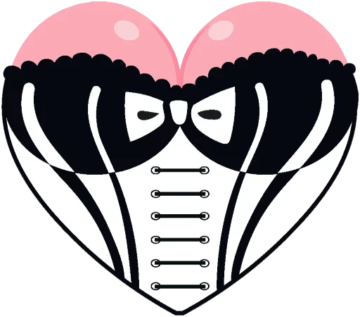 Стикерпак Girls Heart для Telegram