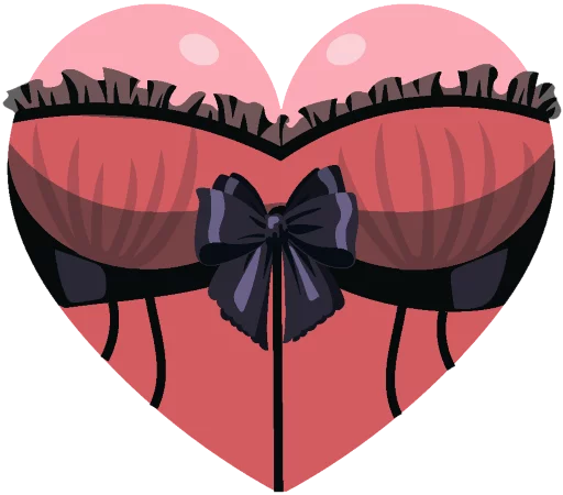 😻 Стикер «Girls Heart» для Telegram