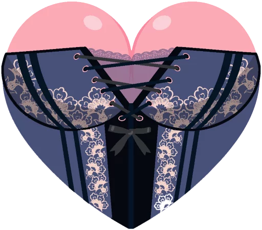 😻 Стикер «Girls Heart» для Telegram