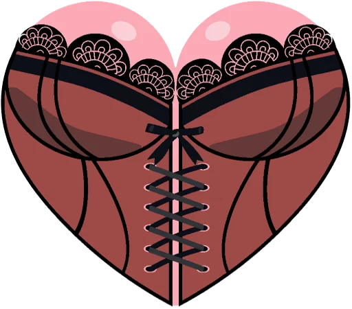 😻 Стикер «Girls Heart» для Telegram