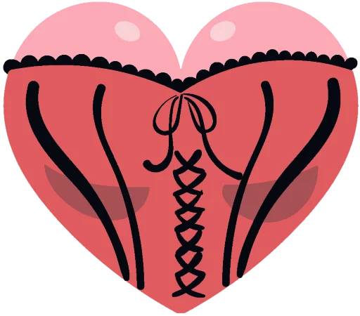 😻 Стикер «Girls Heart» для Telegram