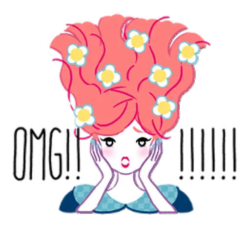 😱 Стикер «Girls talk club» для Telegram