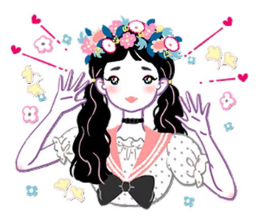 🙂 Стикер «Girls talk club» для Telegram