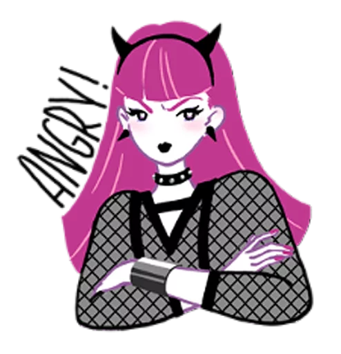 😤 Стикер «Girls talk club» для Telegram